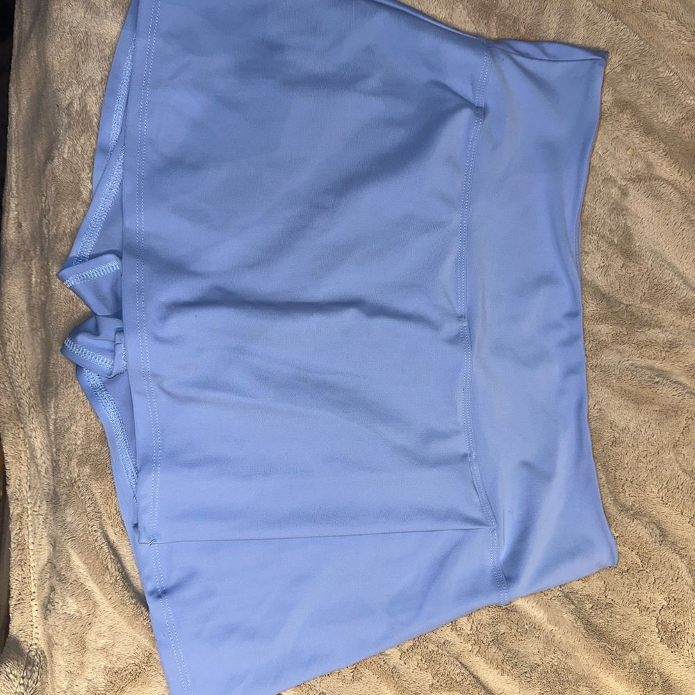 Blue Skorts with Stretchy Waistband and Lightweight Fabric